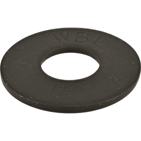 1/4 In. Black Exterior Flat Washers